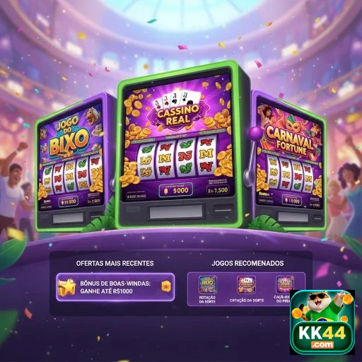 Imagem de promoção de bônus VIP no cassino kk44