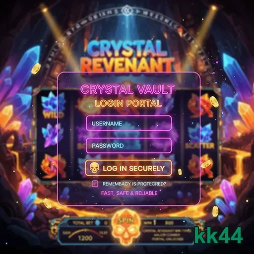Portal de login seguro para jogadores VIP na kk44.