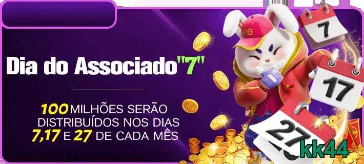 kk44 apresenta a interface do aplicativo para jogos móveis.